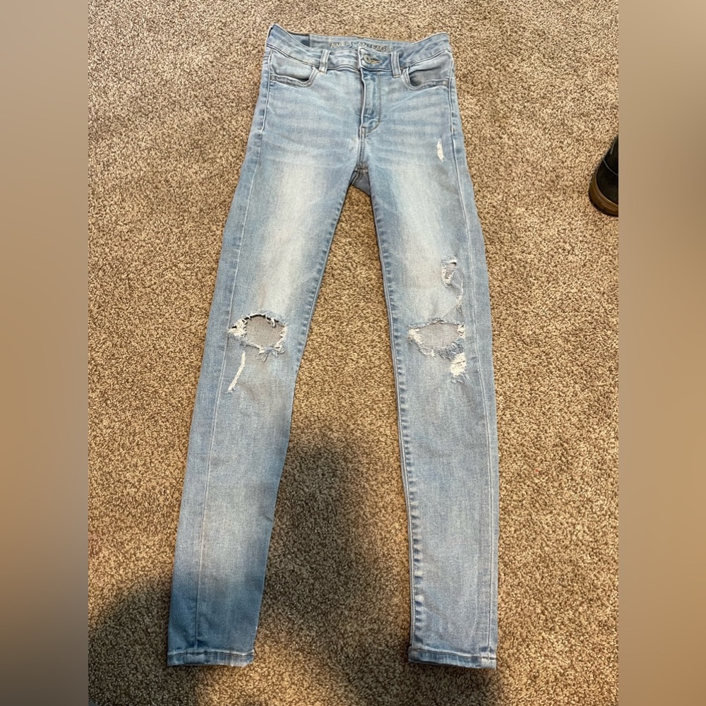 AMERICAN EAGLE SKINNY JEANS SIZE 2L